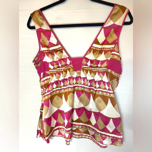 Diane Von Furstenberg 100% Silk Top - Picture 2 of 5